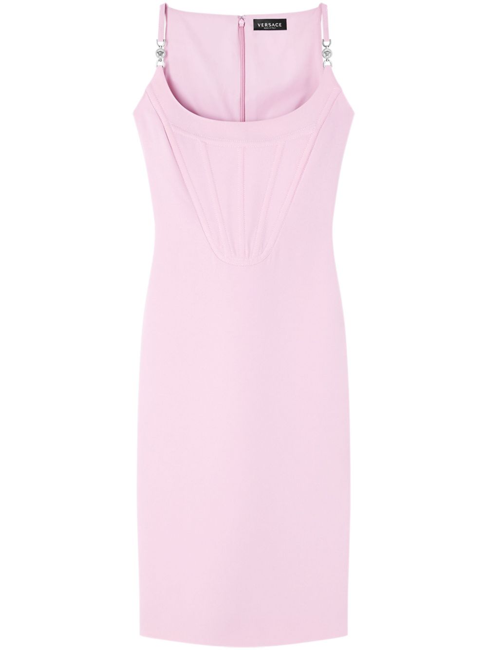 Versace  corset-style crepe midi dress