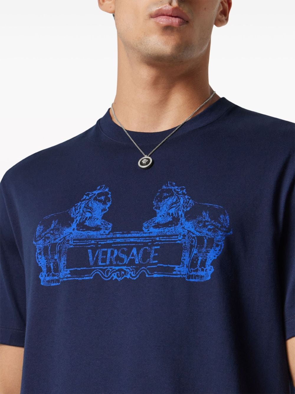 Versace  Cartouche cotton T-shirt
