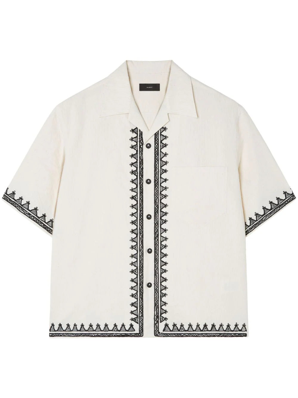 Alanui  Akasha embroidered-edge shirt