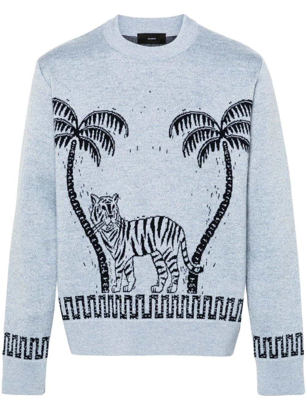 Alanui  Wood Block patterned-jacquard jumper