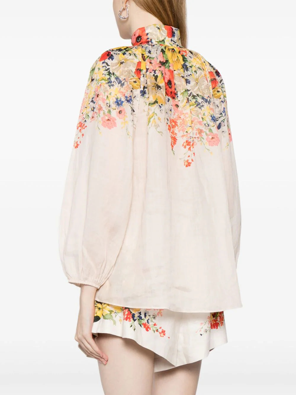 ZIMMERMANN  Alight floral-print linen blouse