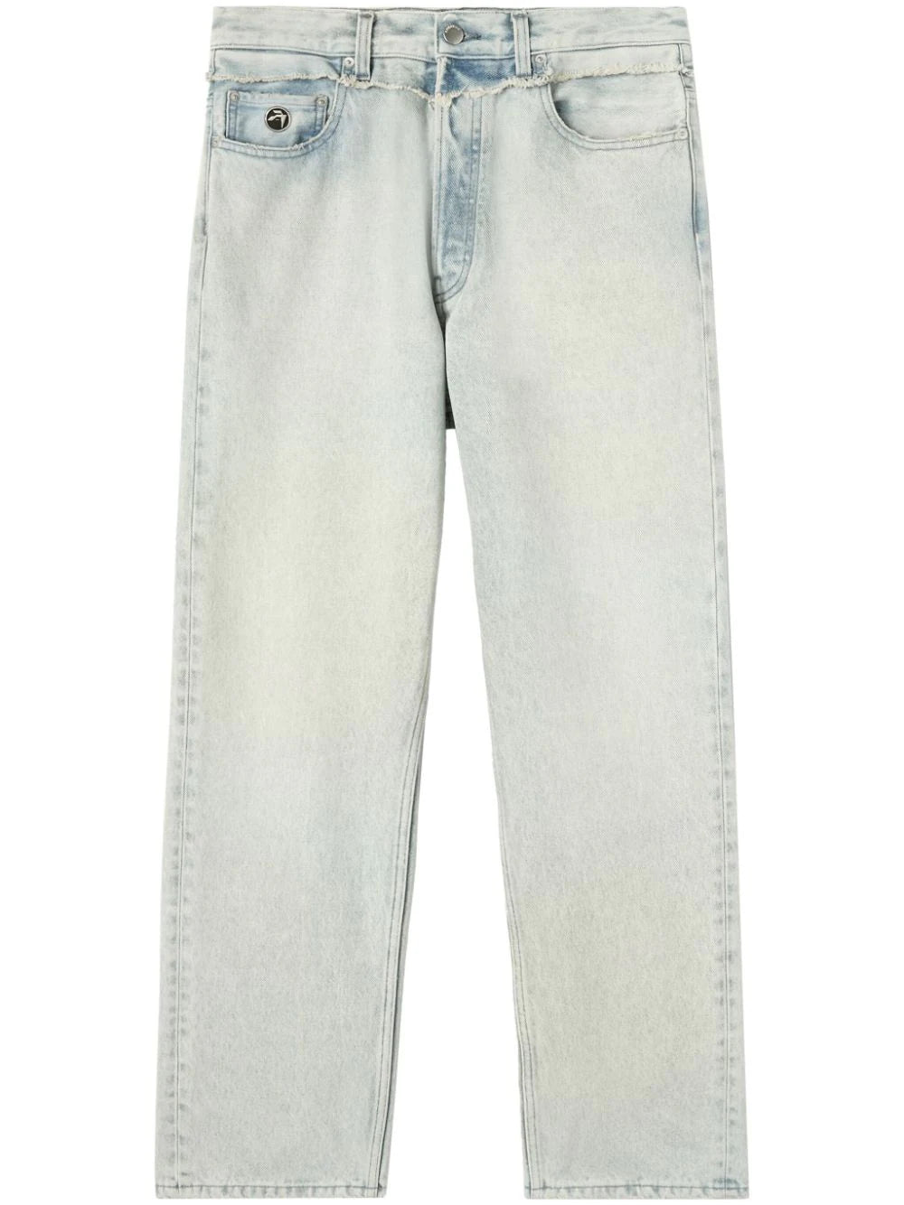 AMBUSH  frayed straight-leg jeans