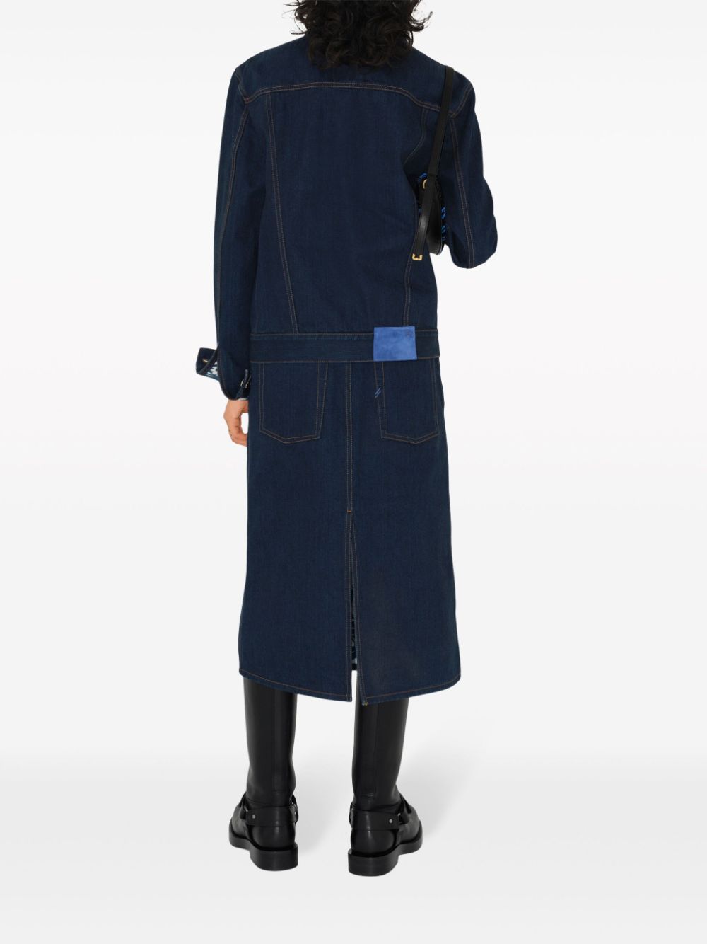 Burberry  Japanese denim midi skirt