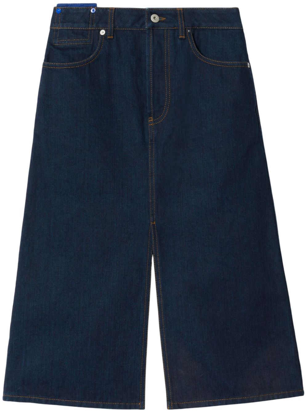 Burberry  Japanese denim midi skirt