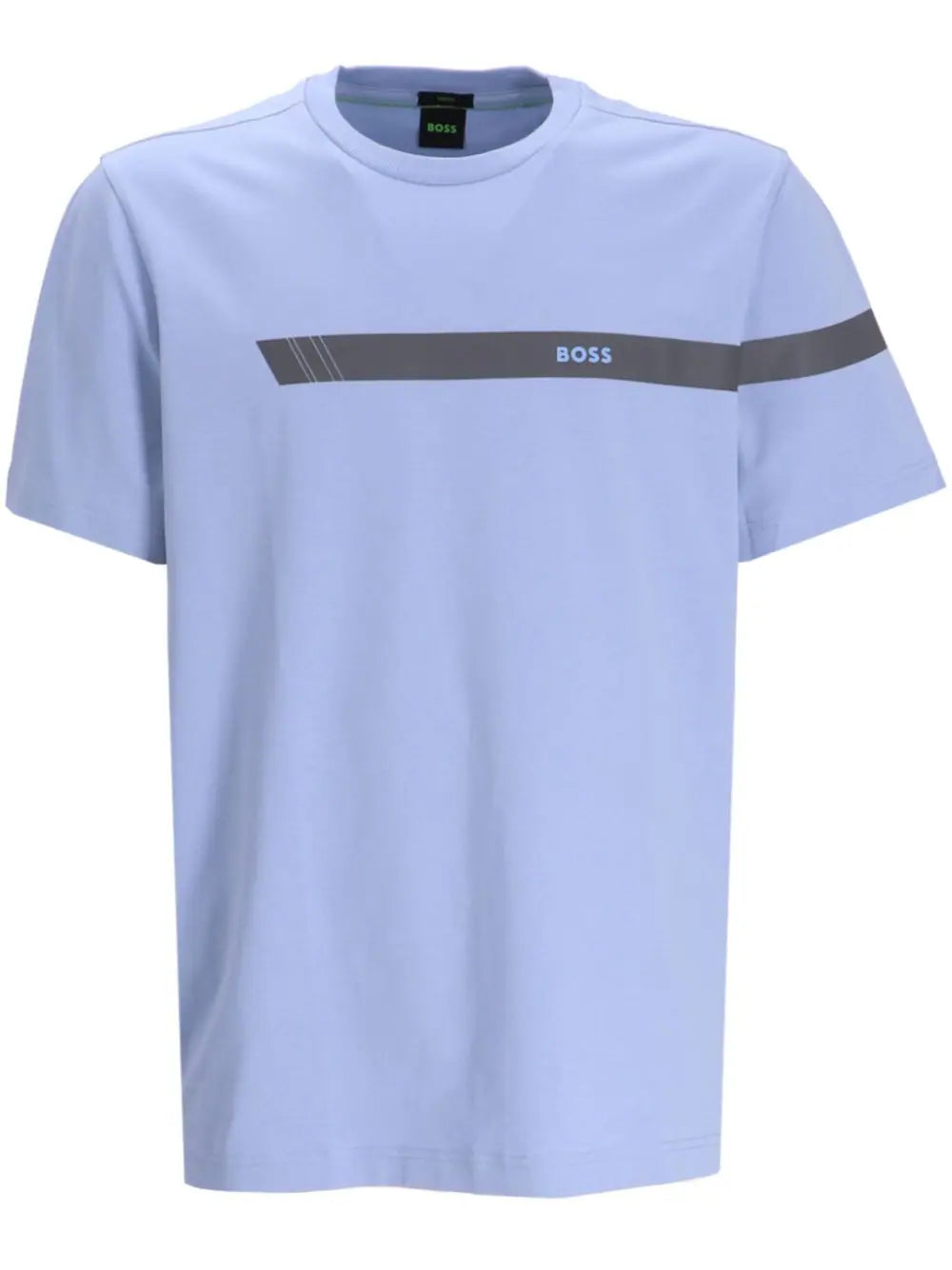 BOSS  logo-print cotton-blend T-shirt