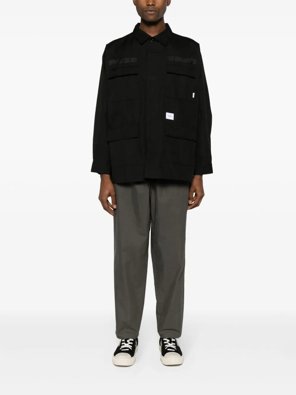 WTAPS  JMOD 02 logo-print shirt
