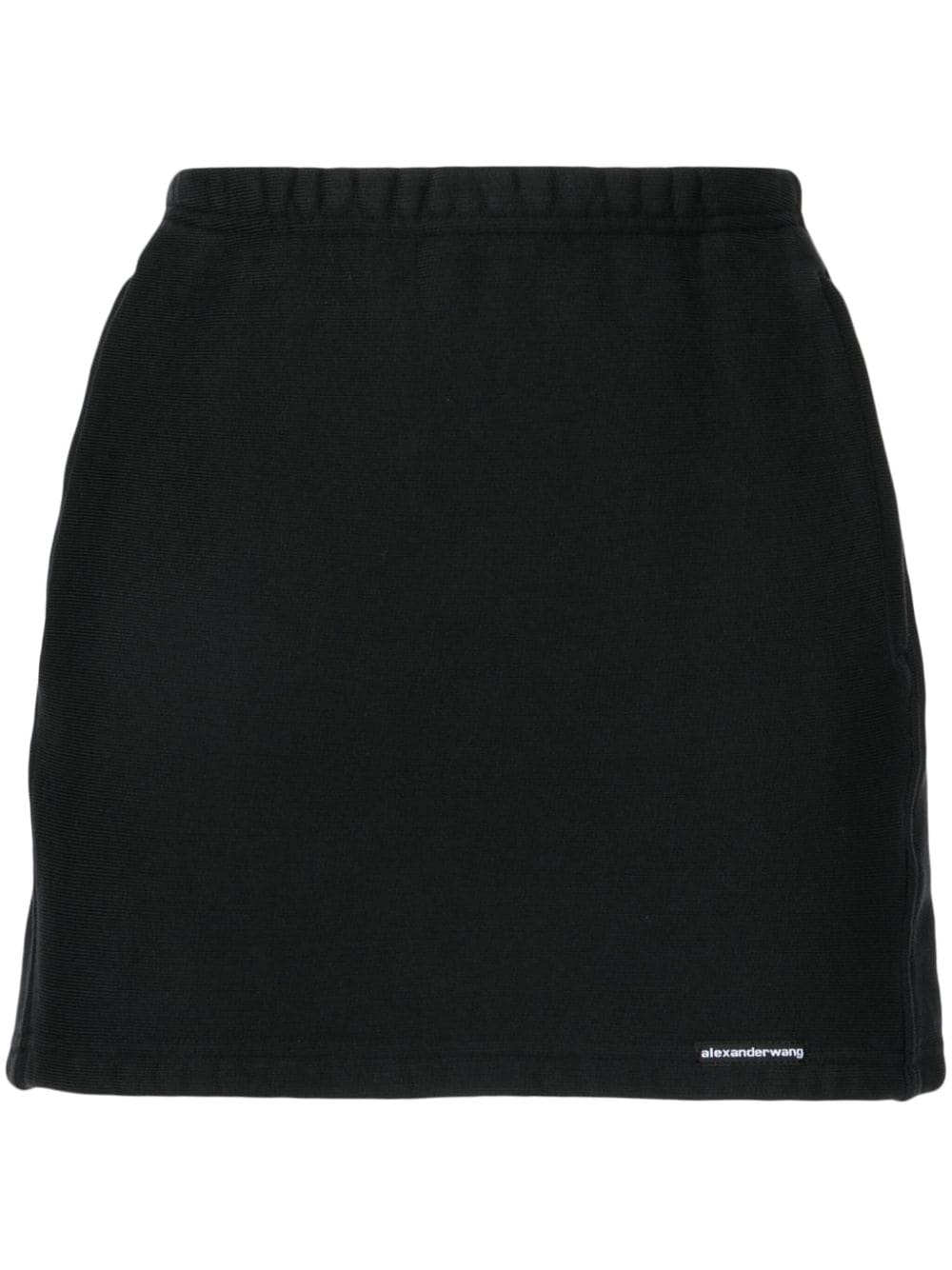 Alexander Wang  logo-tag cotton miniskirt