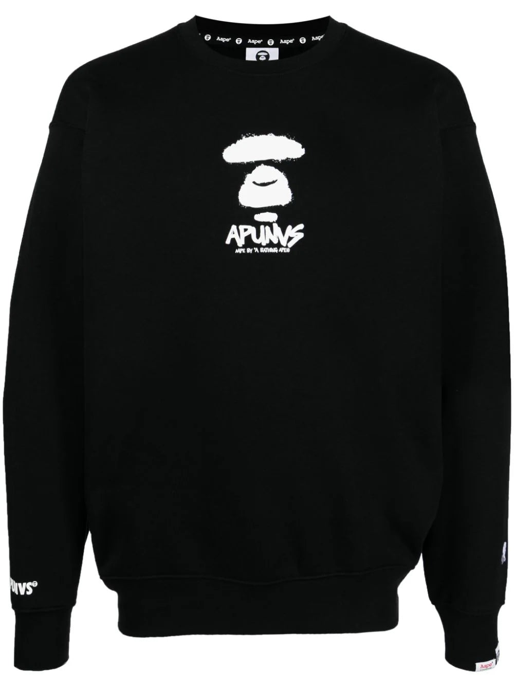 AAPE BY *A BATHING APE®  graphic-print crew-neck sweatshirt