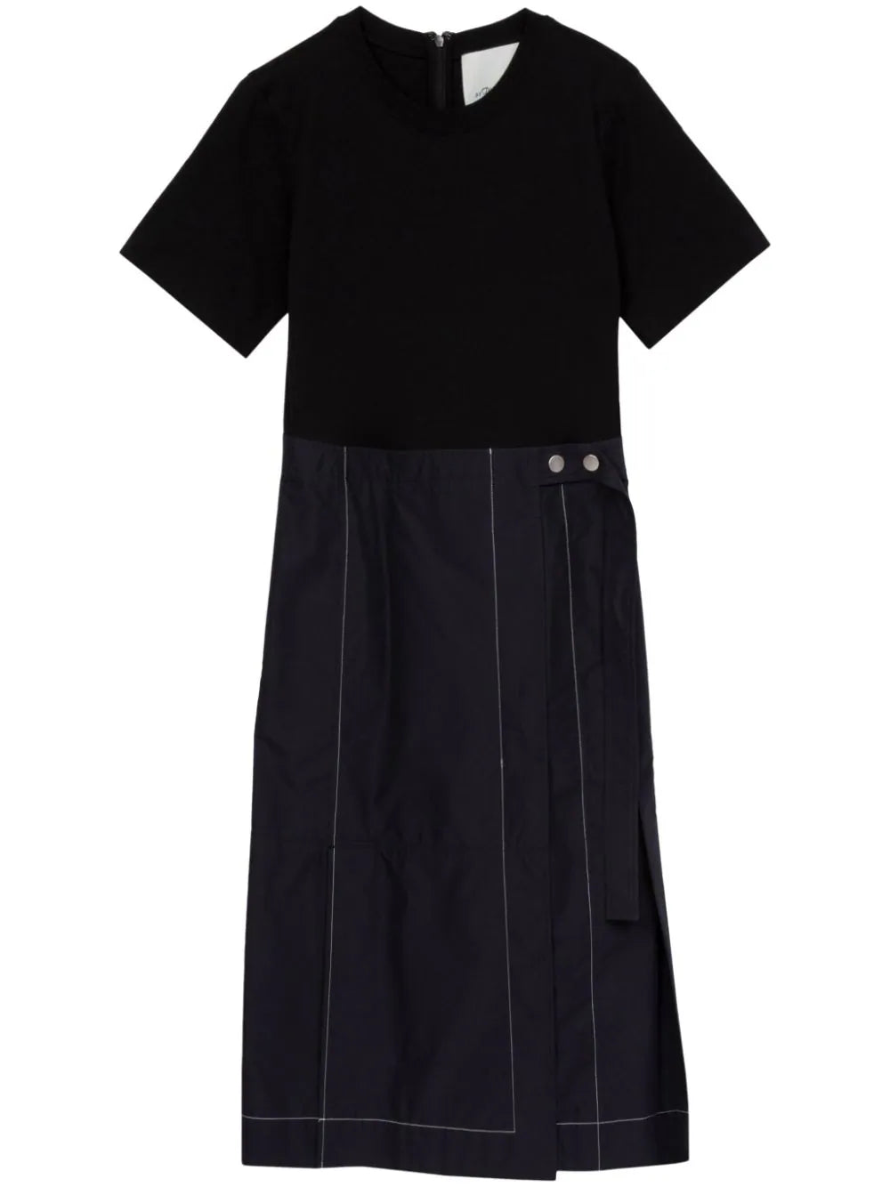 3.1 Phillip Lim  wrap-skirt short-sleeve midi dress