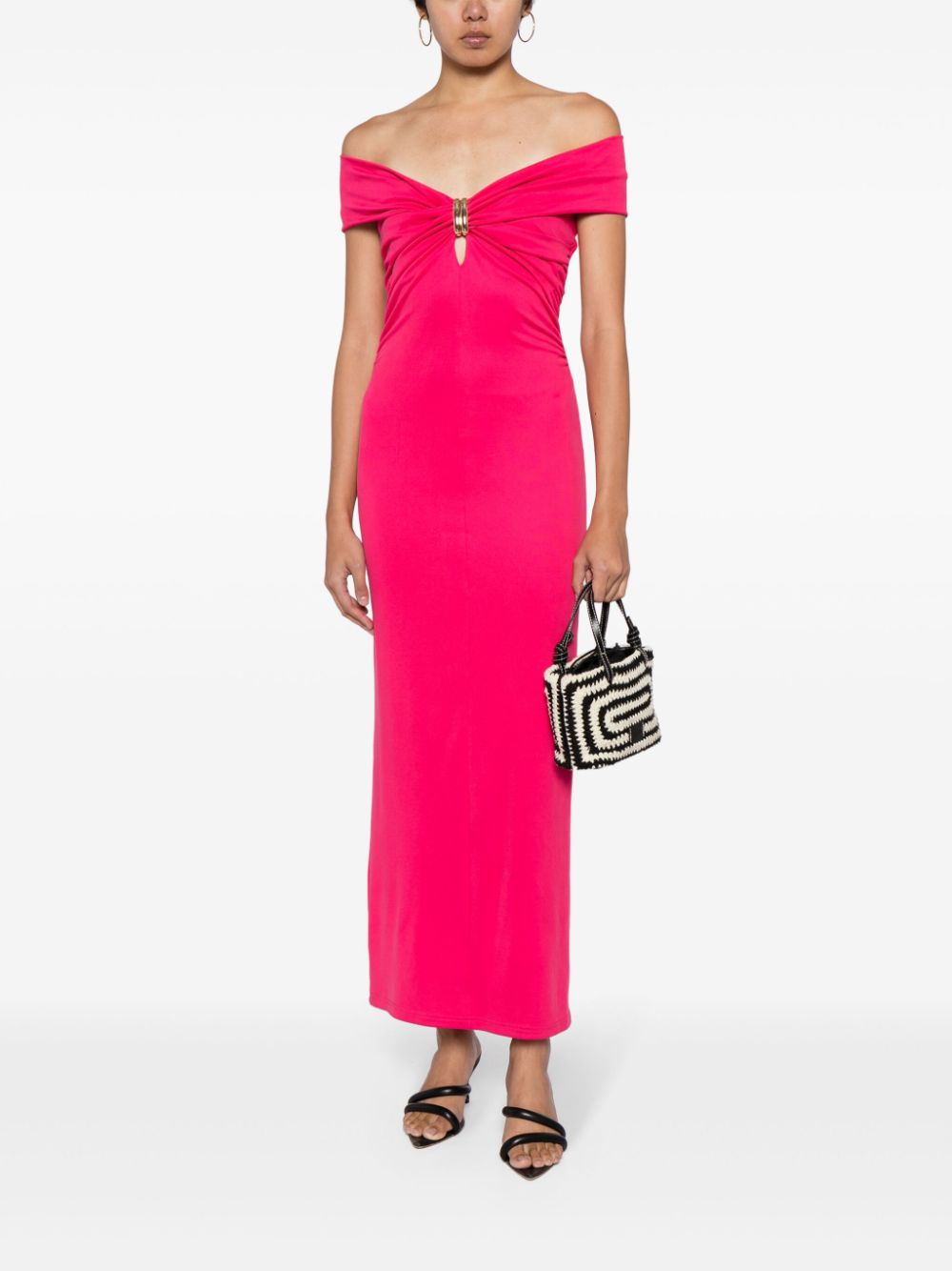 Acler  Alberton off-shoulder maxi dress