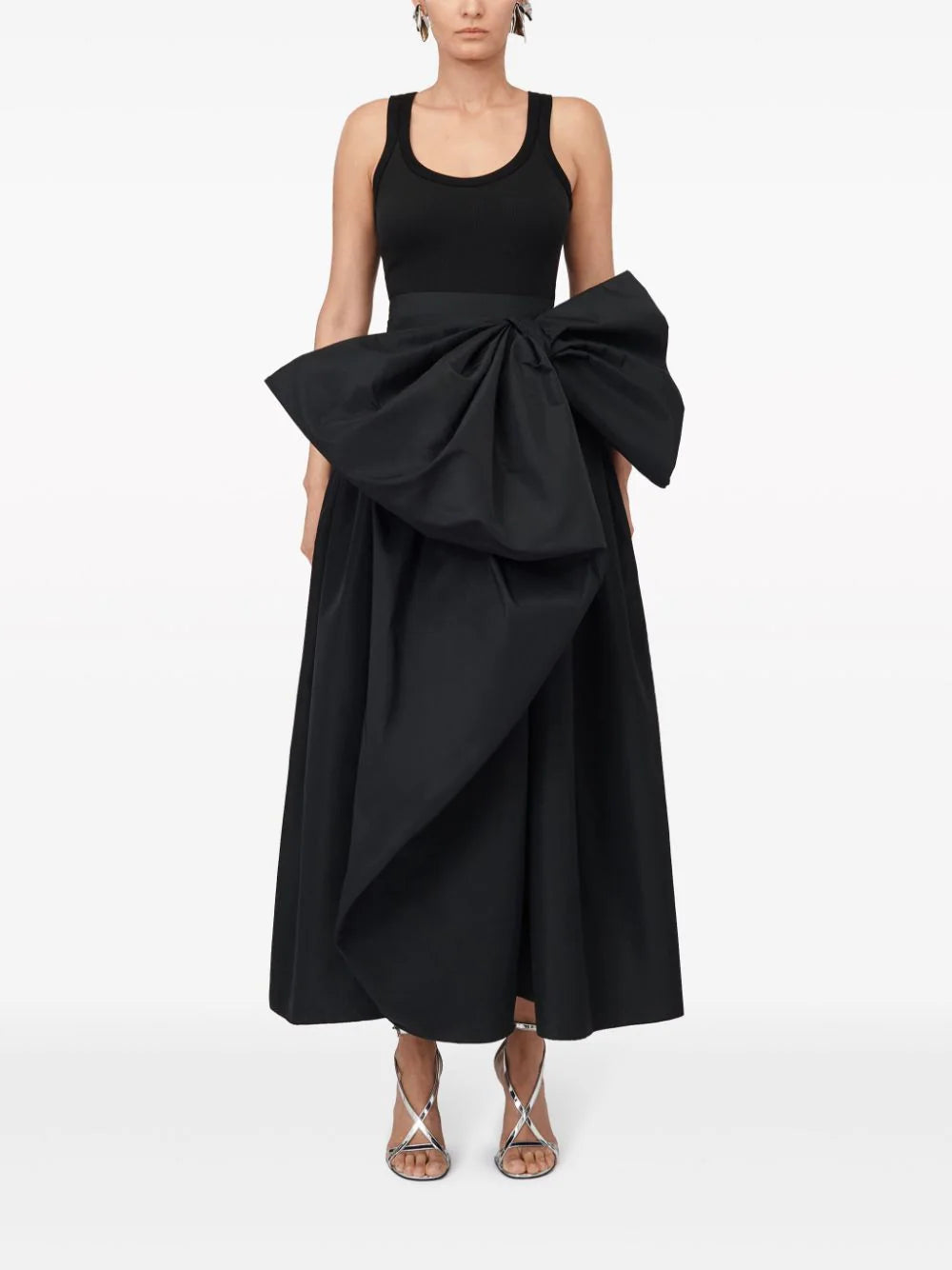 Alexander McQueen  Hybrid bow-detail midi dress
