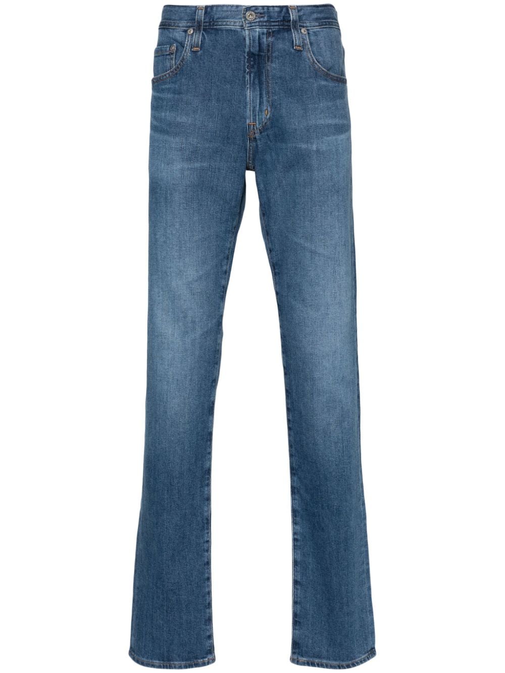AG Jeans  Tellis logo-patch straight-leg jeans