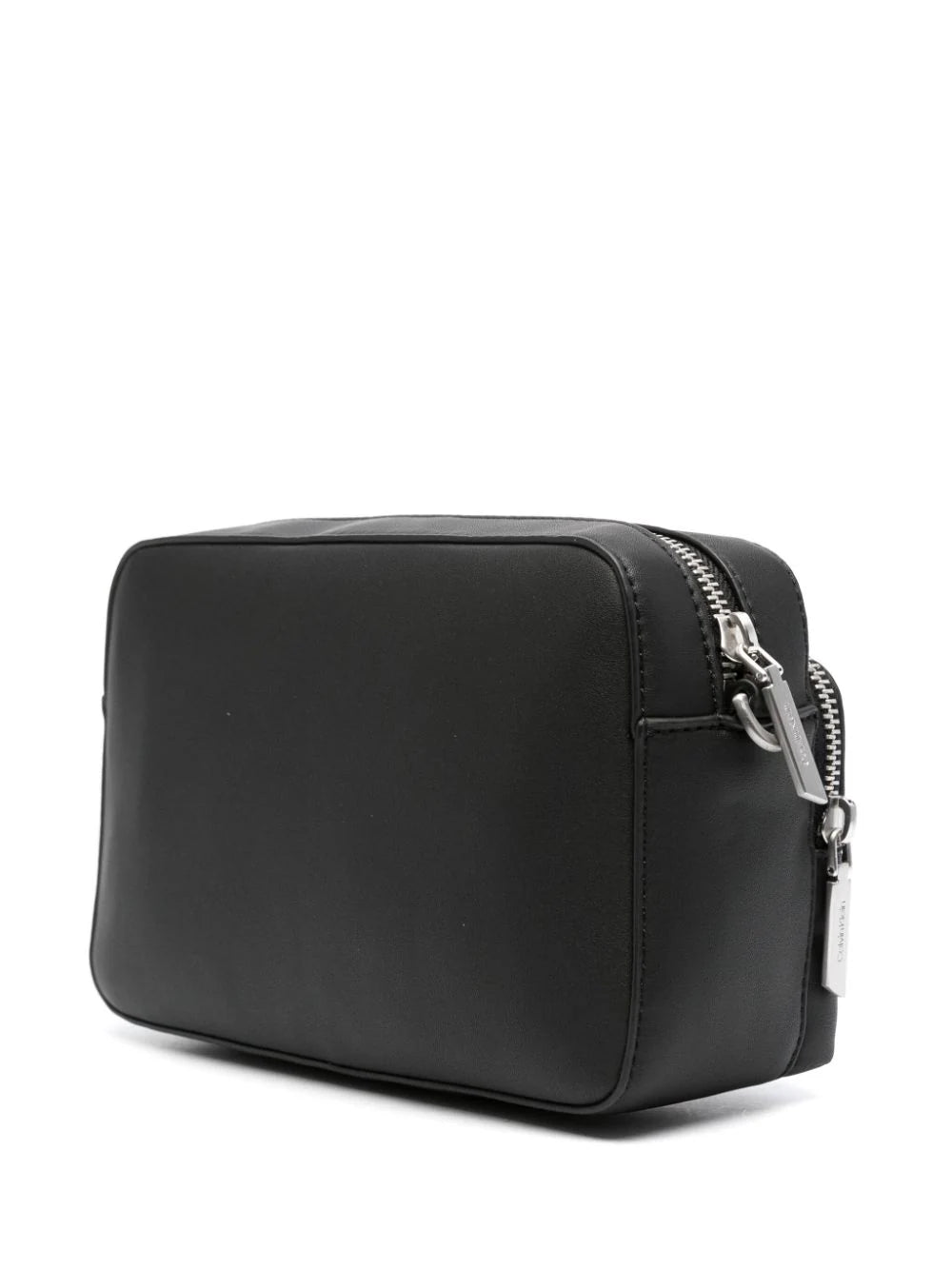 Calvin Klein  logo-lettering leather crossbody bag