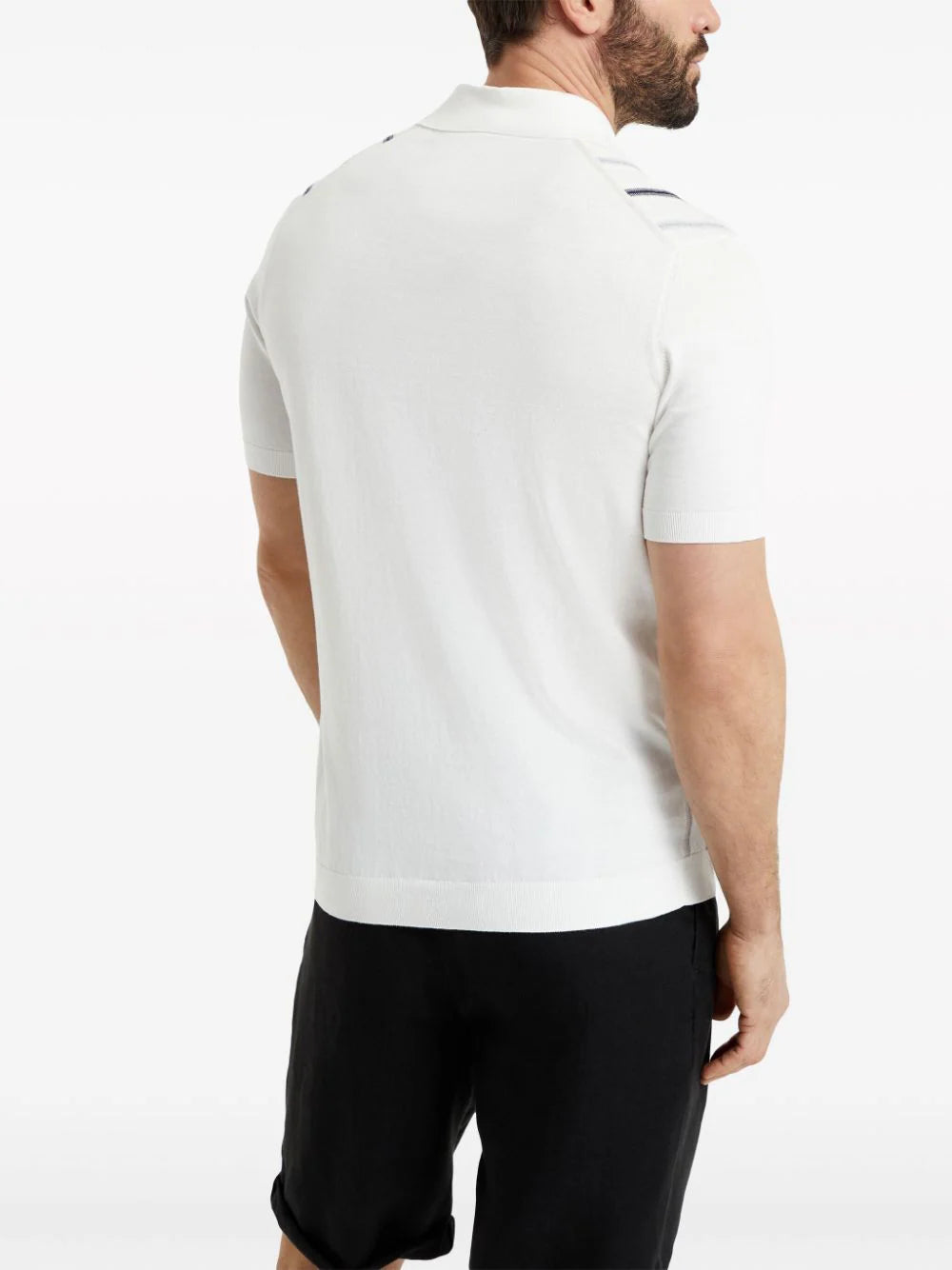 Brunello Cucinelli  monili stripe-print polo jumper