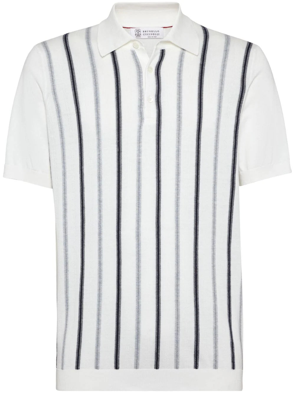 Brunello Cucinelli  monili stripe-print polo jumper
