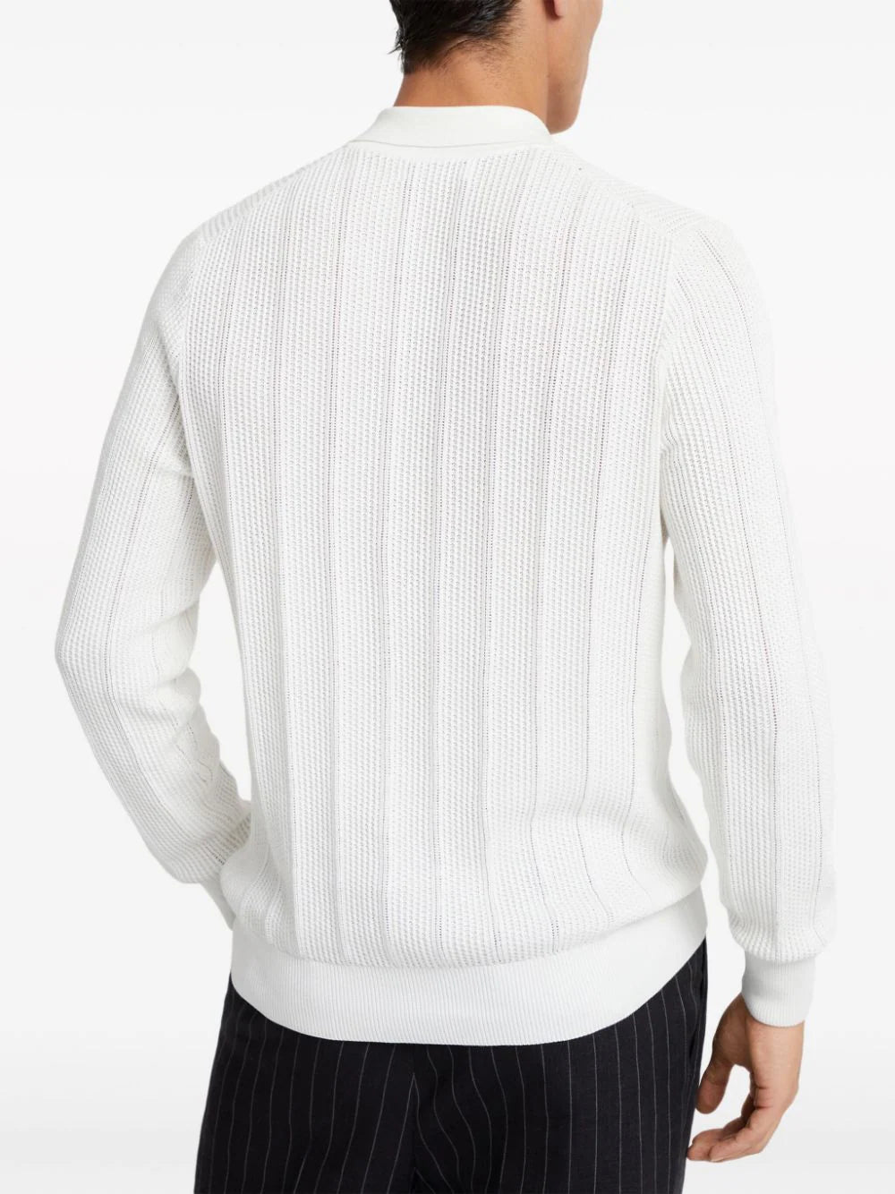Brunello Cucinelli  long-sleeve cotton polo shirt