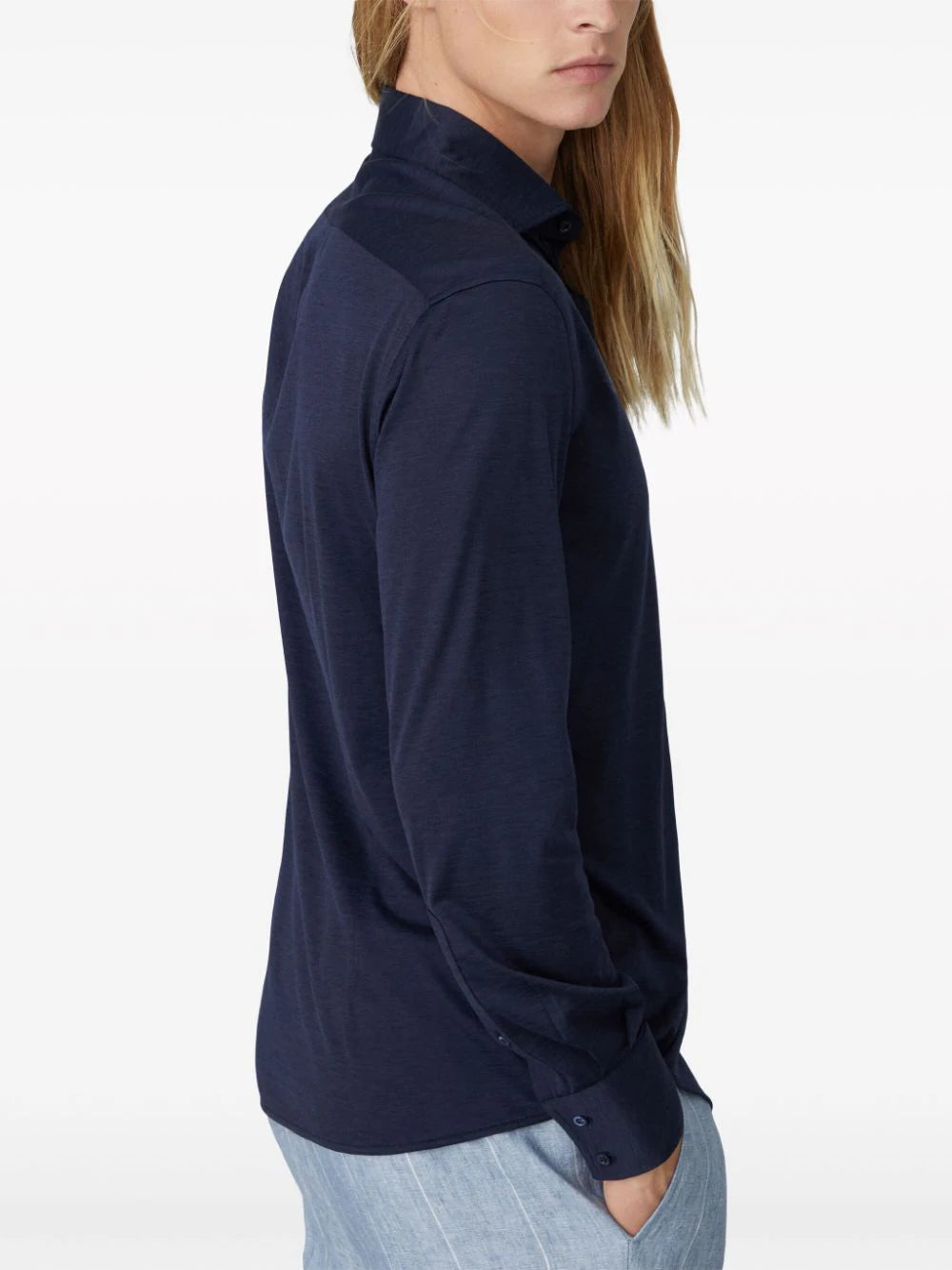 Brunello Cucinelli  silk-cotton jersey shirt