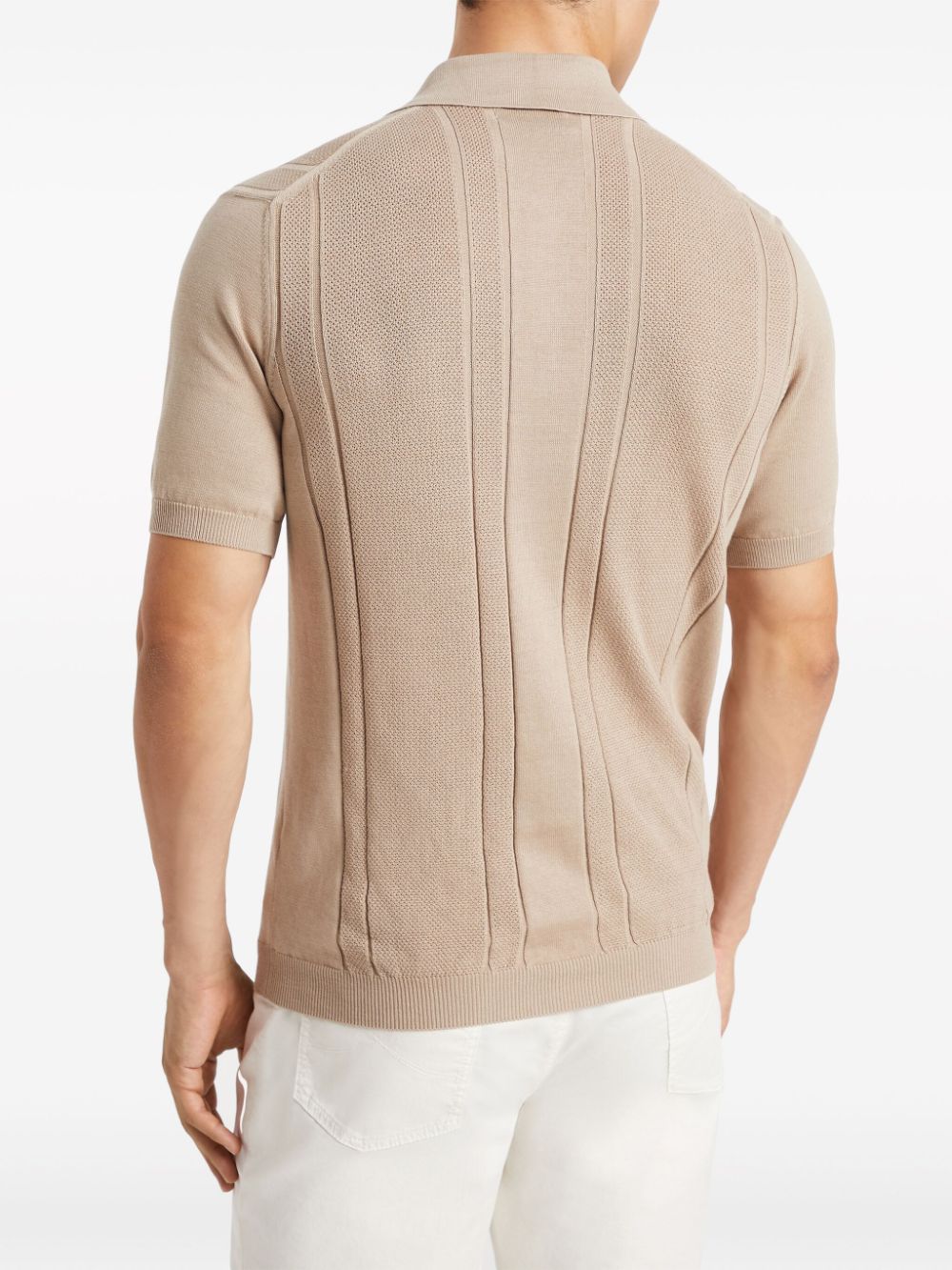 Brunello Cucinelli knitted cotton polo shirt