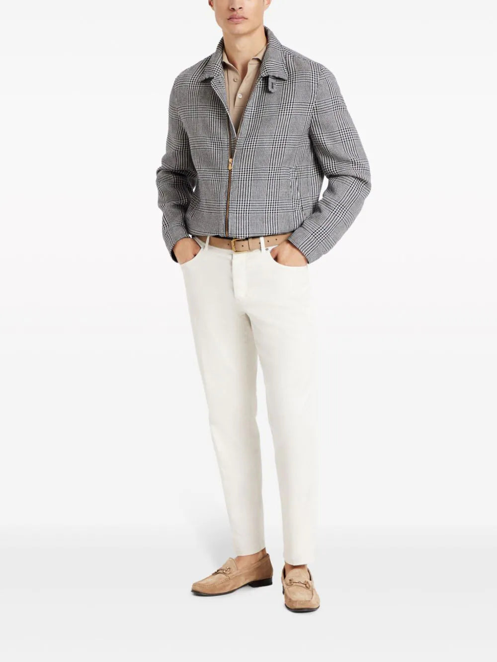 Brunello Cucinelli knitted cotton polo shirt