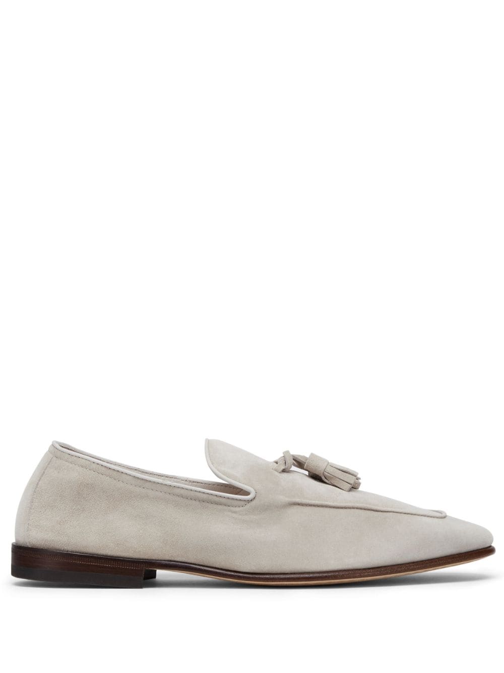 Brunello Cucinelli  suede tassel loafers