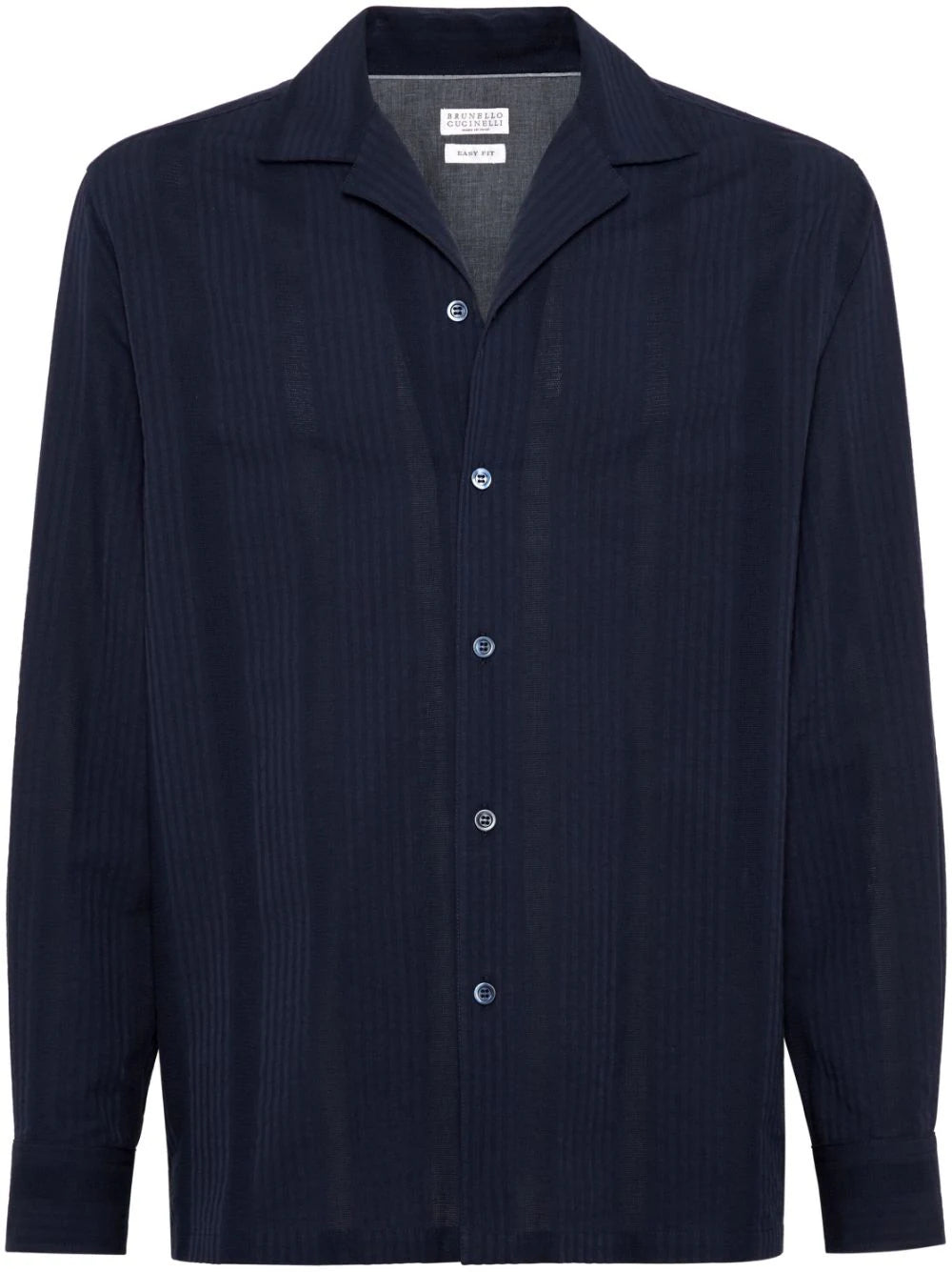Brunello Cucinelli  jacquard stripe cotton shirt