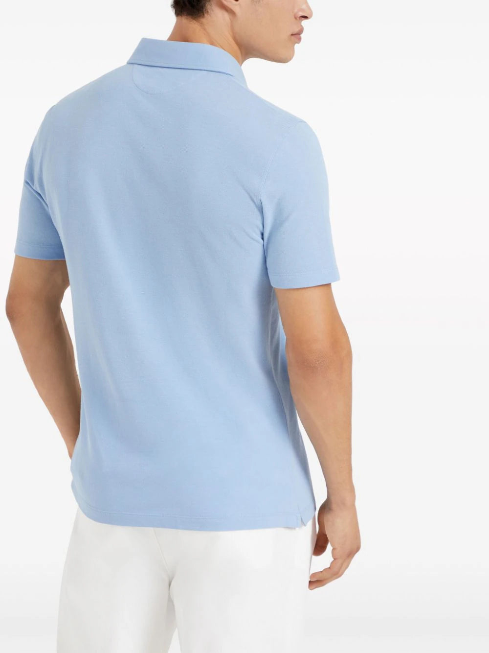 Brunello Cucinelli  button-fastening cotton polo shirt