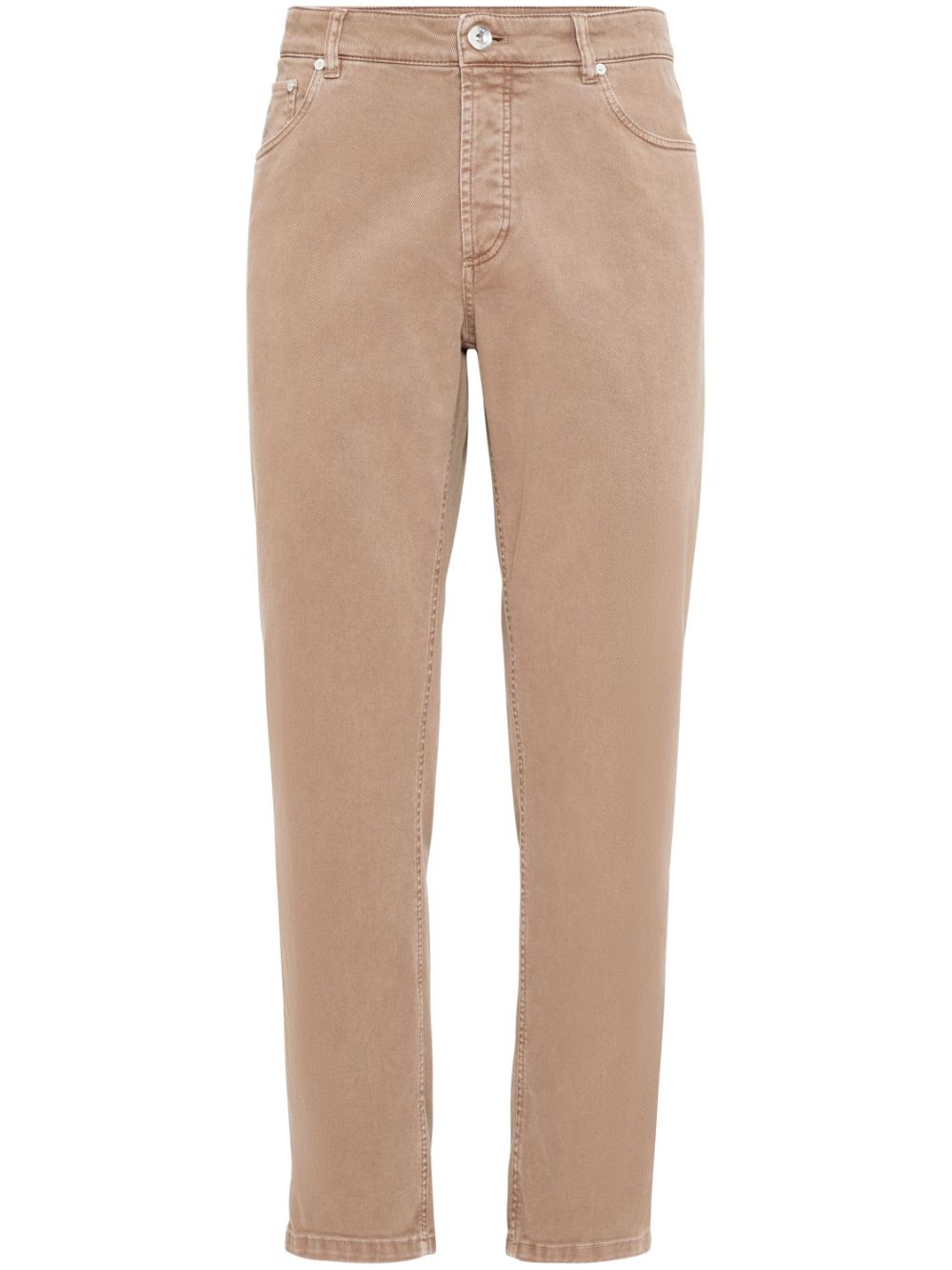 Brunello Cucinelli  dyed straight-leg jeans