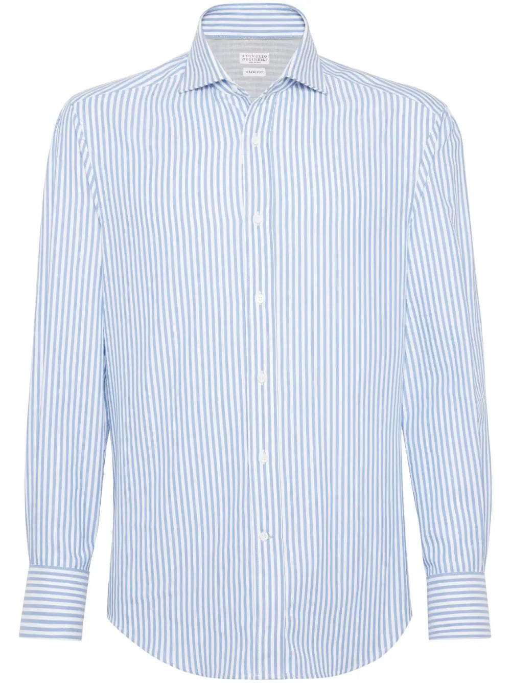 Brunello Cucinelli  stripe-pattern cotton shirt