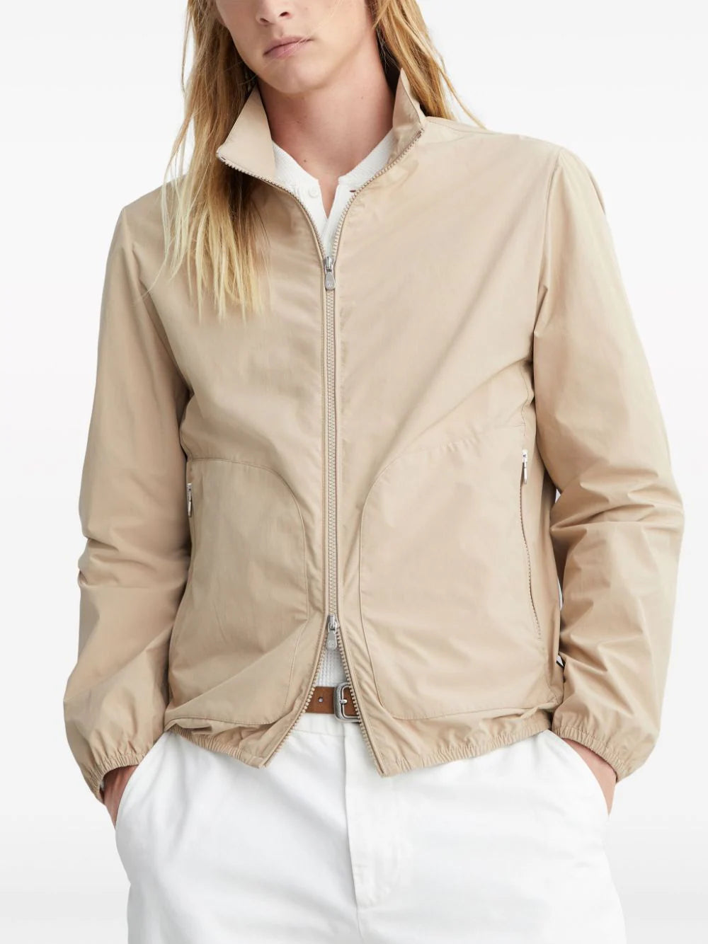 Brunello Cucinelli  zip-fastening windbreaker jacket