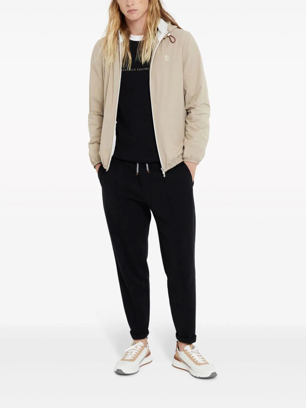 Brunello Cucinelli  logo-embroidered sweatshirt
