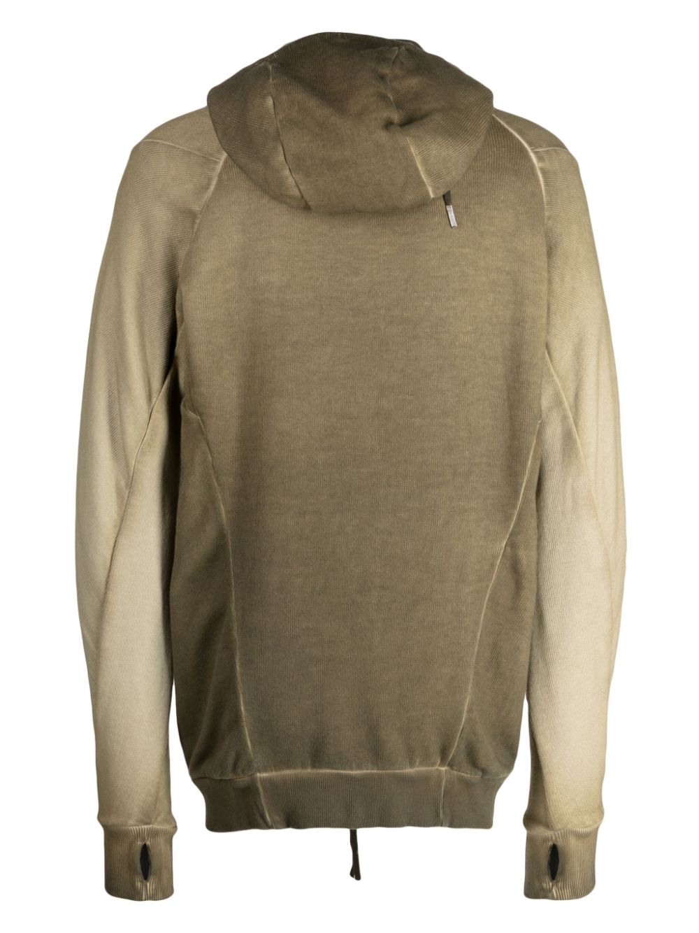Boris Bidjan Saberi  zip-up cotton hooded jacket