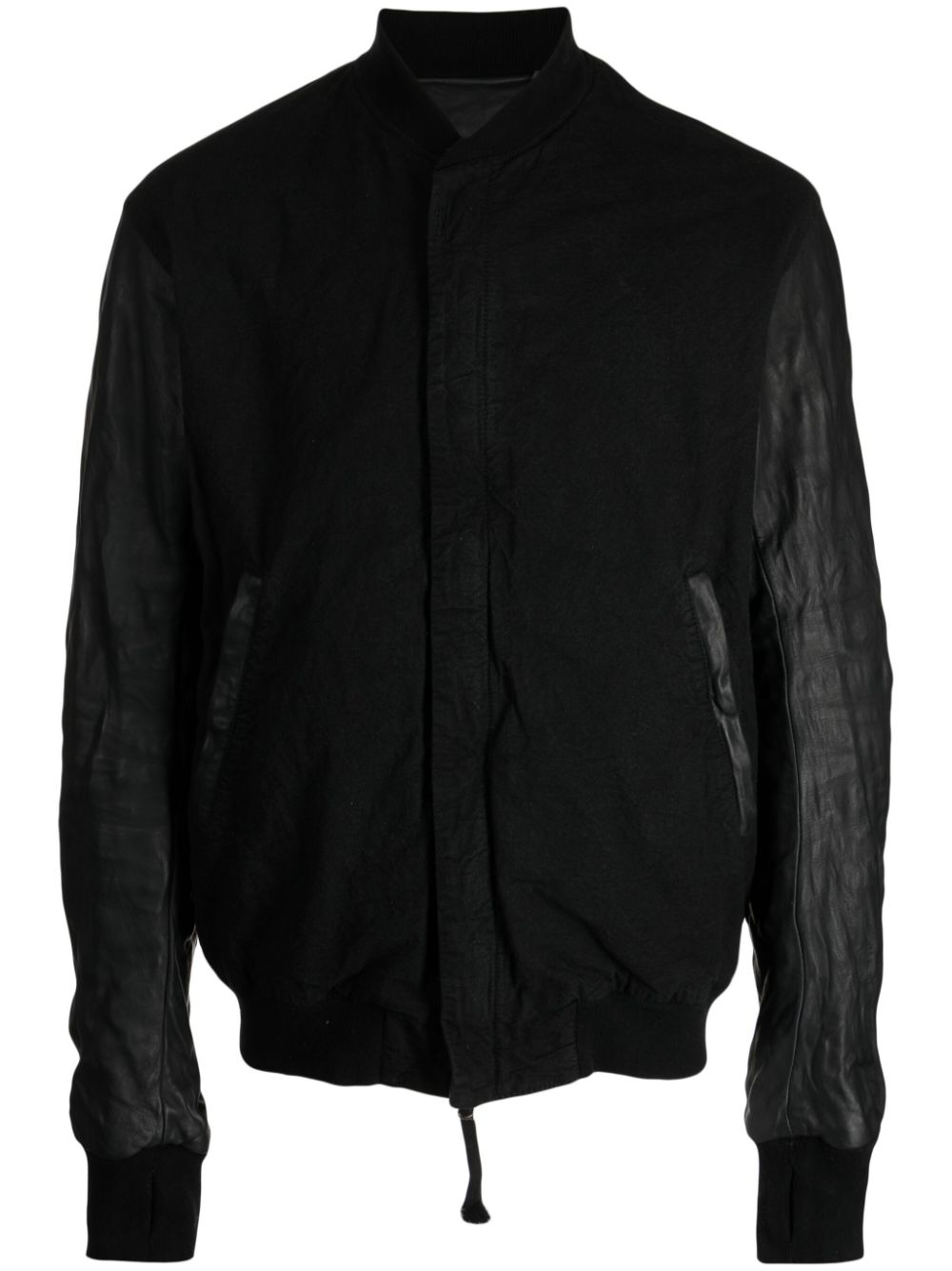 Boris Bidjan Saberi  collarless zipped lightweight jacket