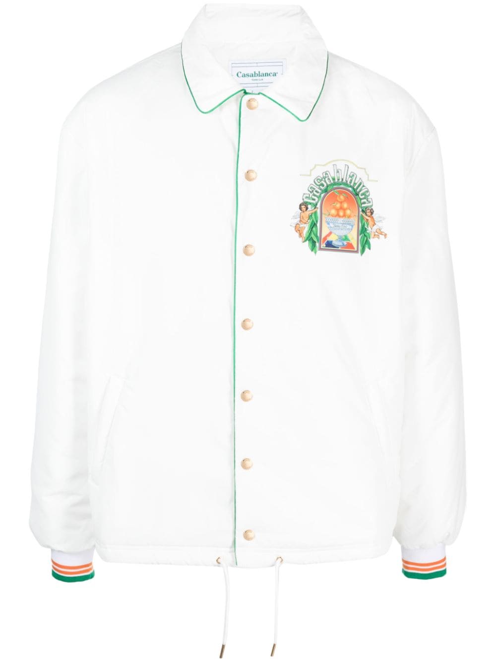 Casablanca graphic-print shirt jacket