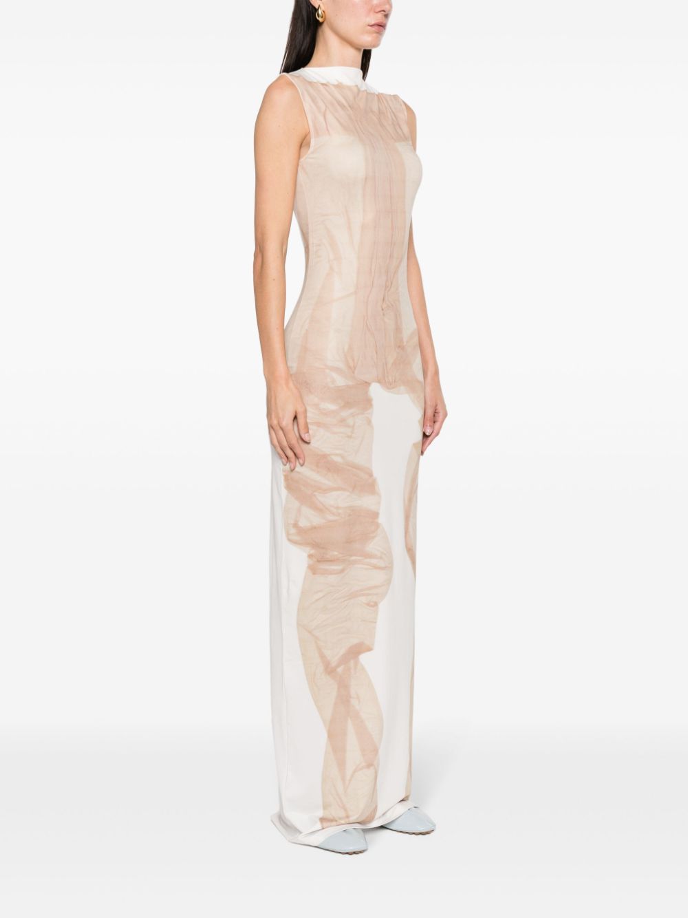 Acne Studios  mock-neck maxi dress