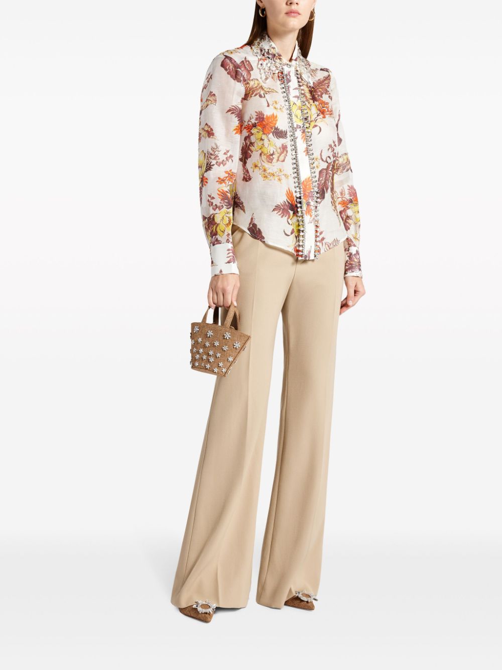 ZIMMERMANN  Matchmaker botanical-print shirt