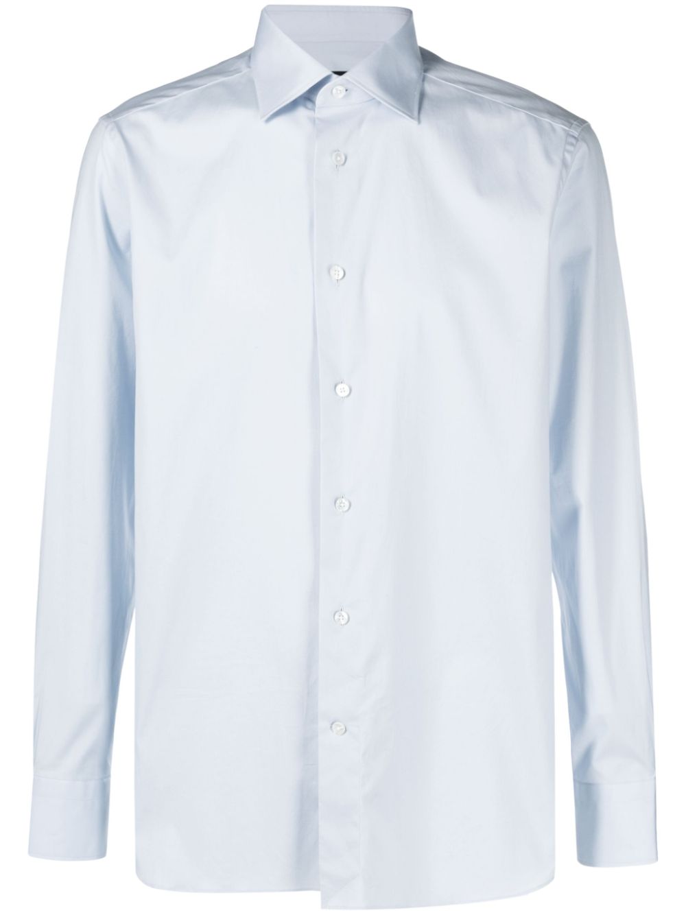 Zegna  spread-collar long-sleeve shirt