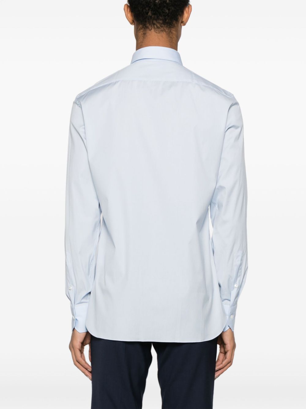 Zegna  spread-collar long-sleeve shirt
