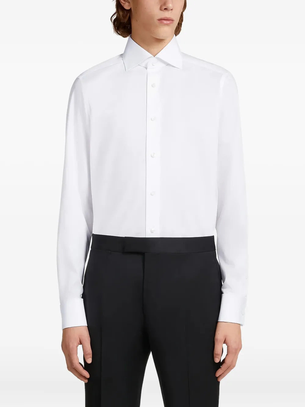 Zegna  button-cuff shirt