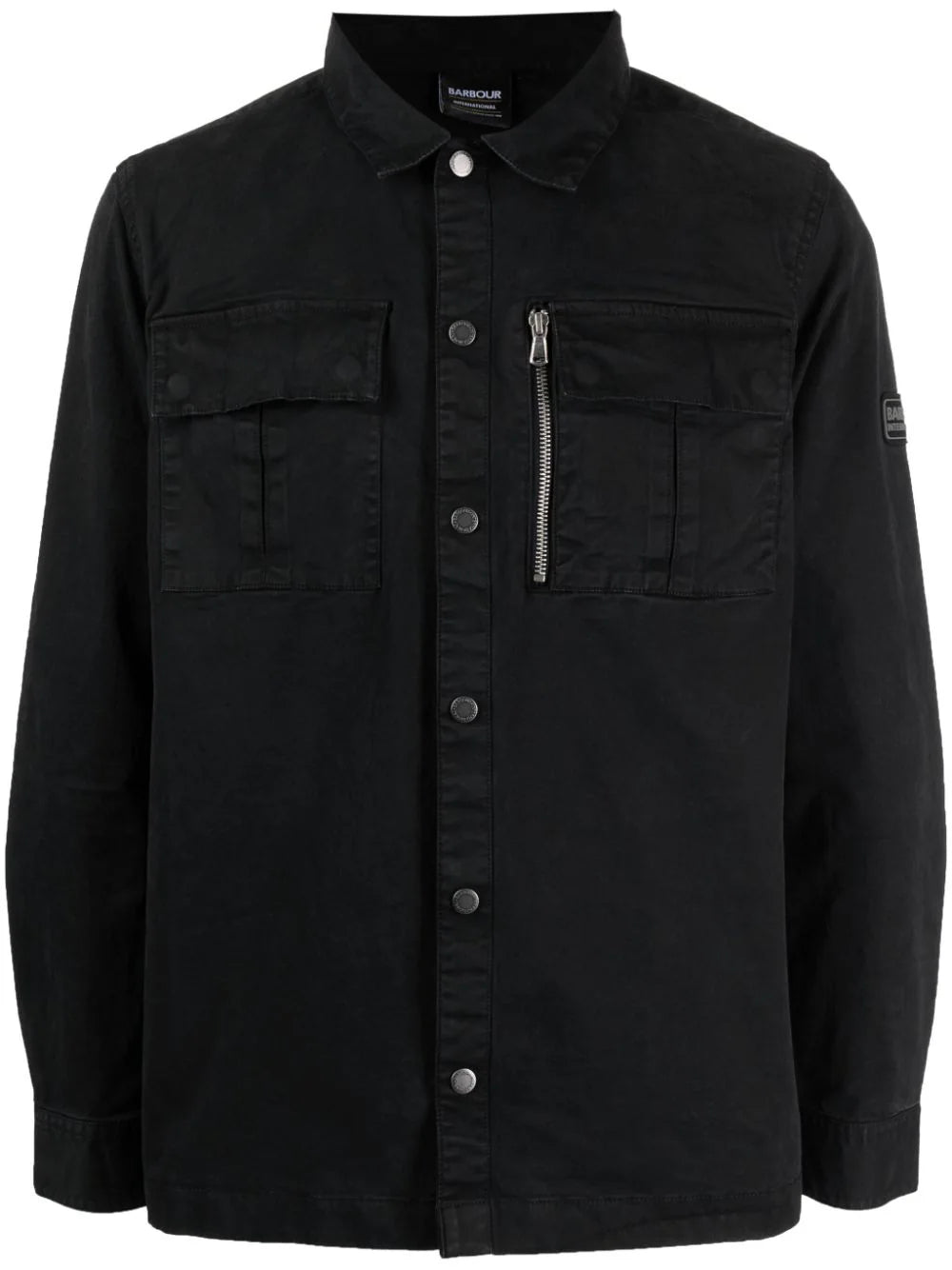 Barbour  Jerome logo-appliqué shirt