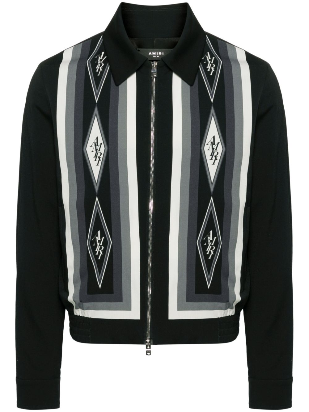 AMIRI  logo-print bomber jacket