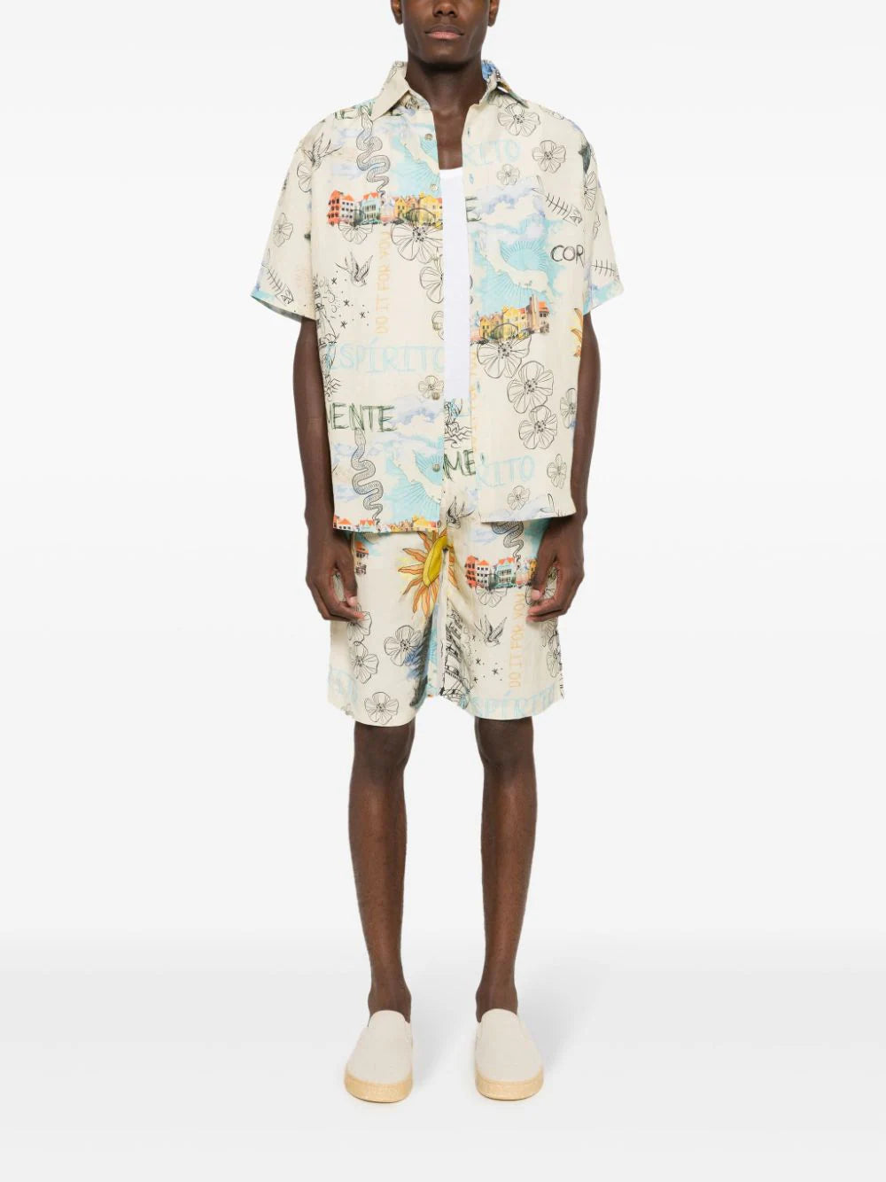 Amir Slama x Mahaslama graphic-print button-up shirt