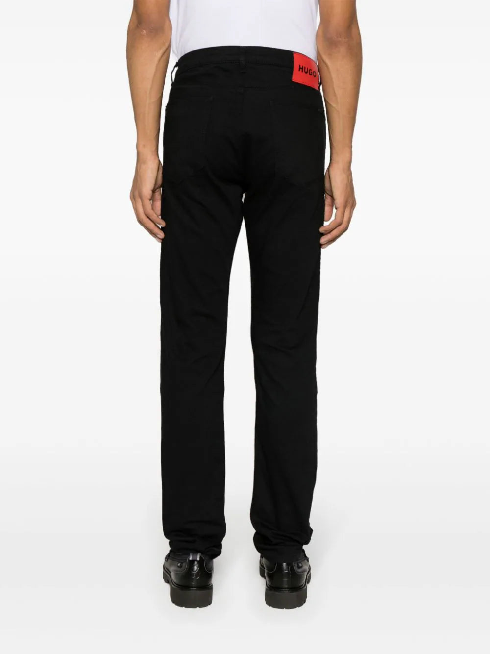 BOSS  mid-rise slim-fit jeans