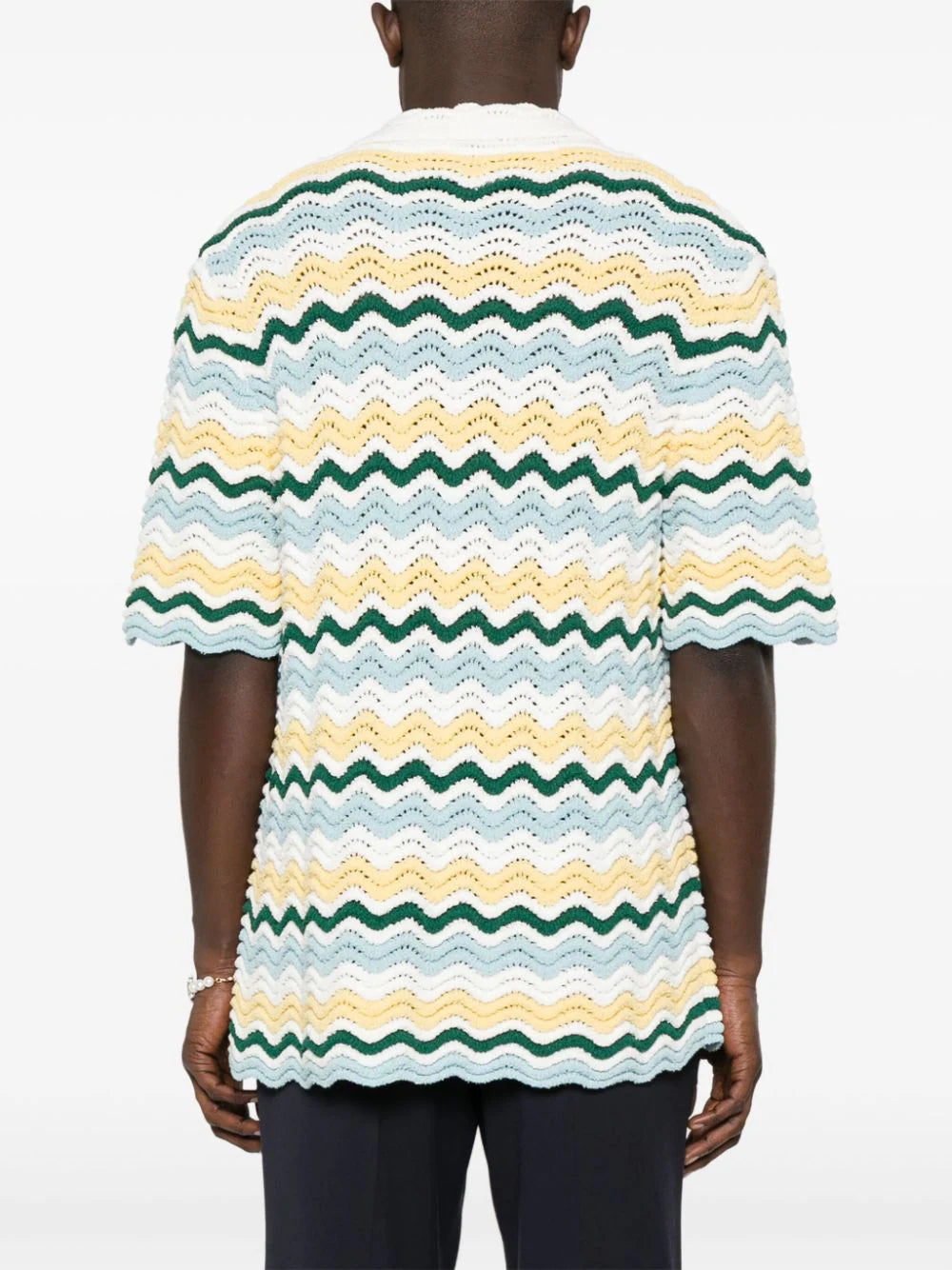 Casablanca  logo-appliqué cotton-blend shirt