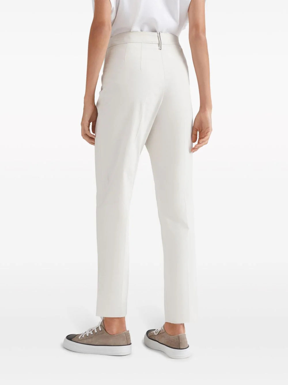 Brunello Cucinelli  stretch-cotton capri trousers