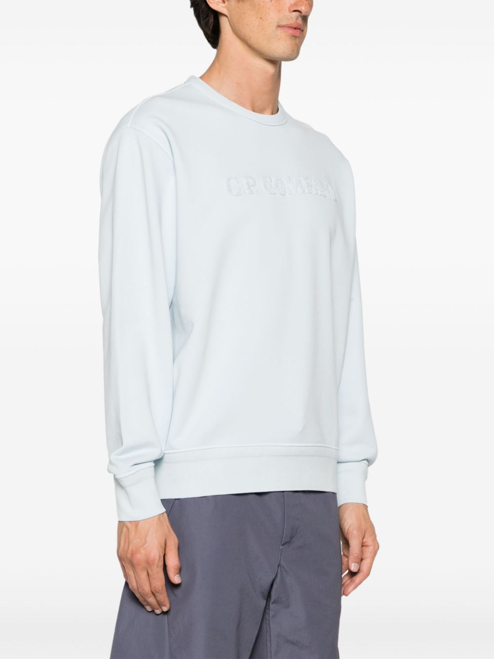 C.P. Company  logo-embossed cotton sweatshirt