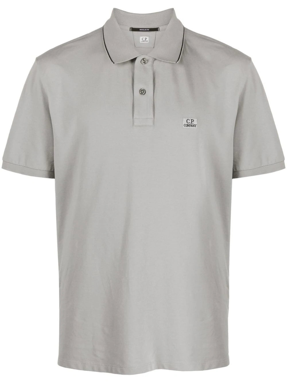 C.P. Company  logo-patch piqué polo shirt