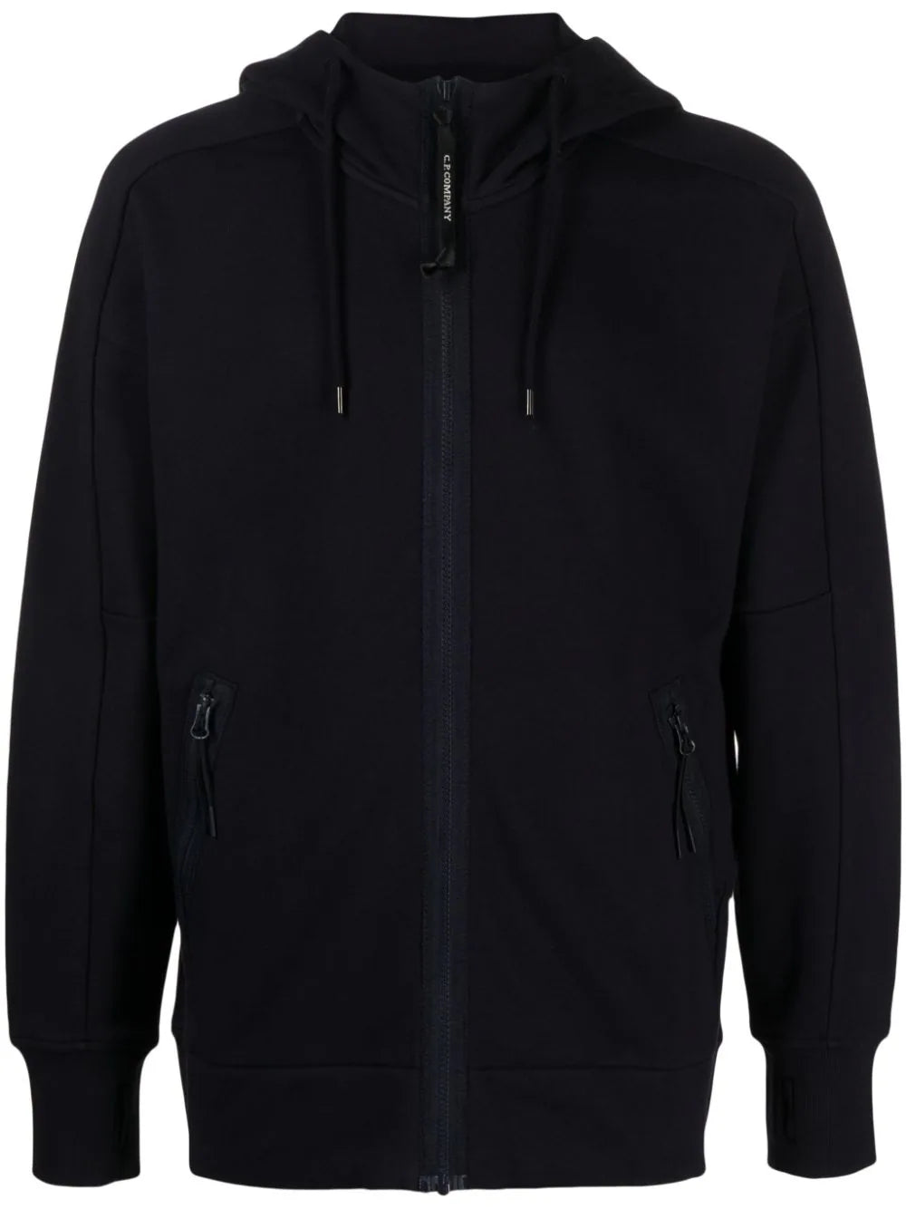 C.P. Company  Goggles-detail zipped-up hoodie