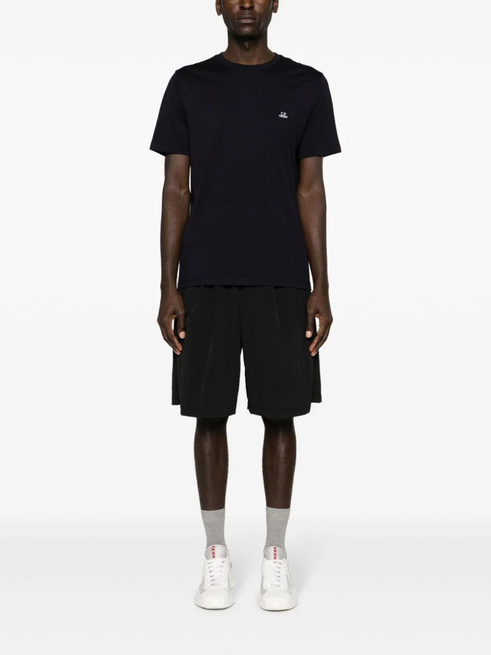 C.P. Company  logo-patch cotton T-shirt
