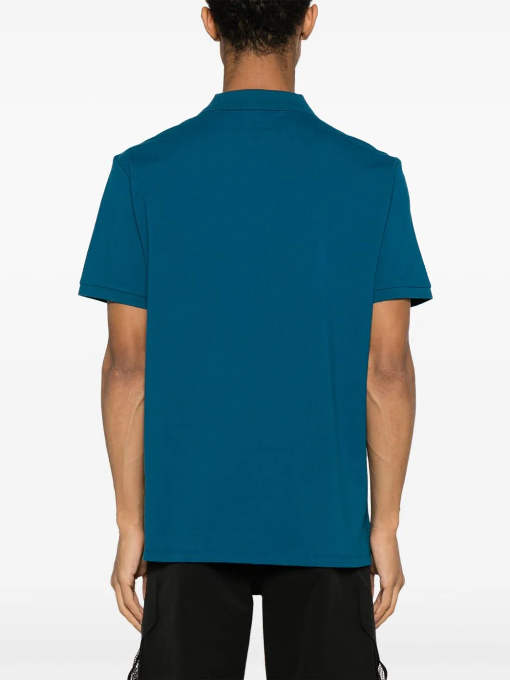 C.P. Company  logo-embroidered piqué polo shirt