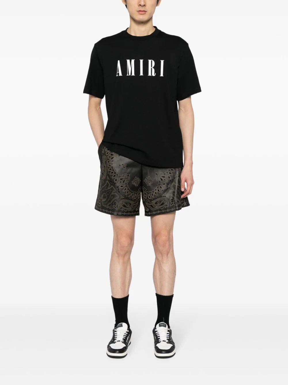 AMIRI  logo-print cotton T-shirt